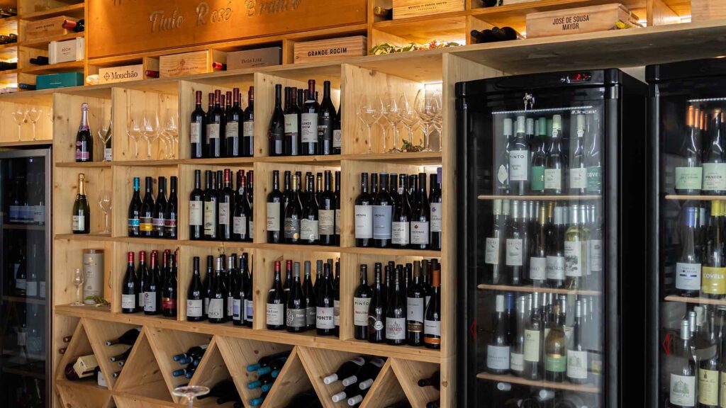 Parede-de-vinhos